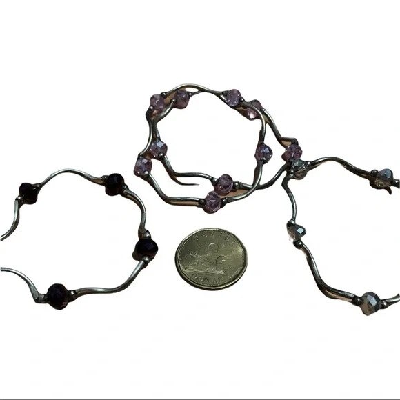 3/$25 - 4 Bracelets Rhinestones - Picture 2 of 2